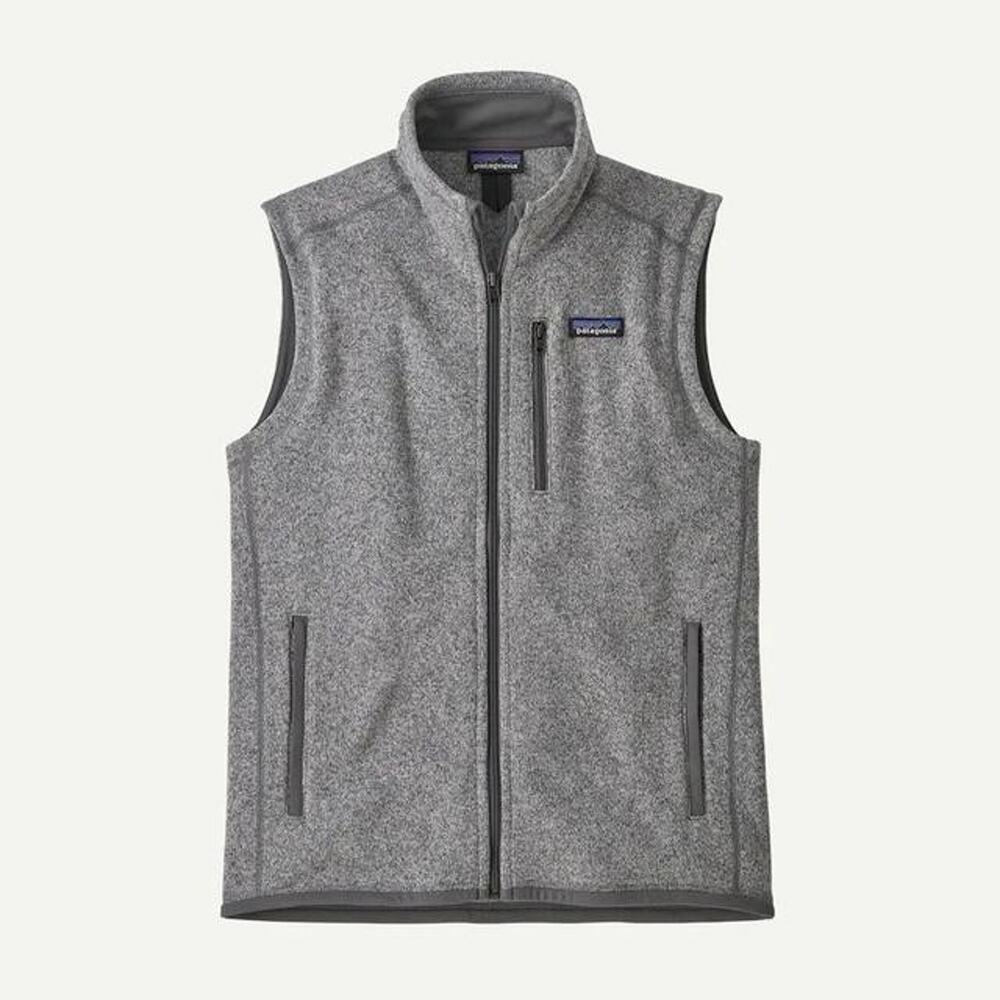 Patagonia Men’s Small Gray Better Sweater Fleece Vest Full Zip Workwear Travel - Picture 2 of 5